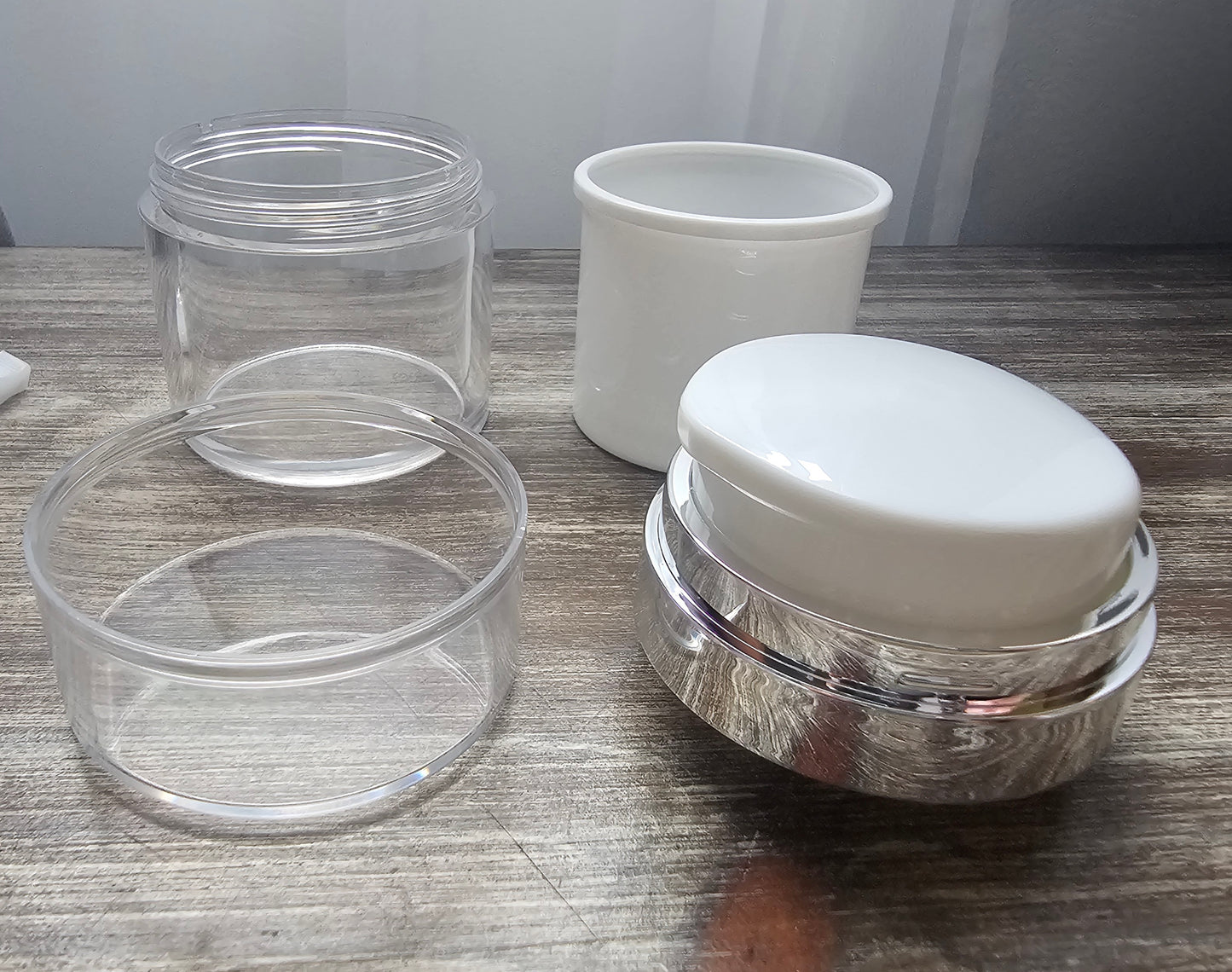 Reusable airless pump Cream Jars 50ml