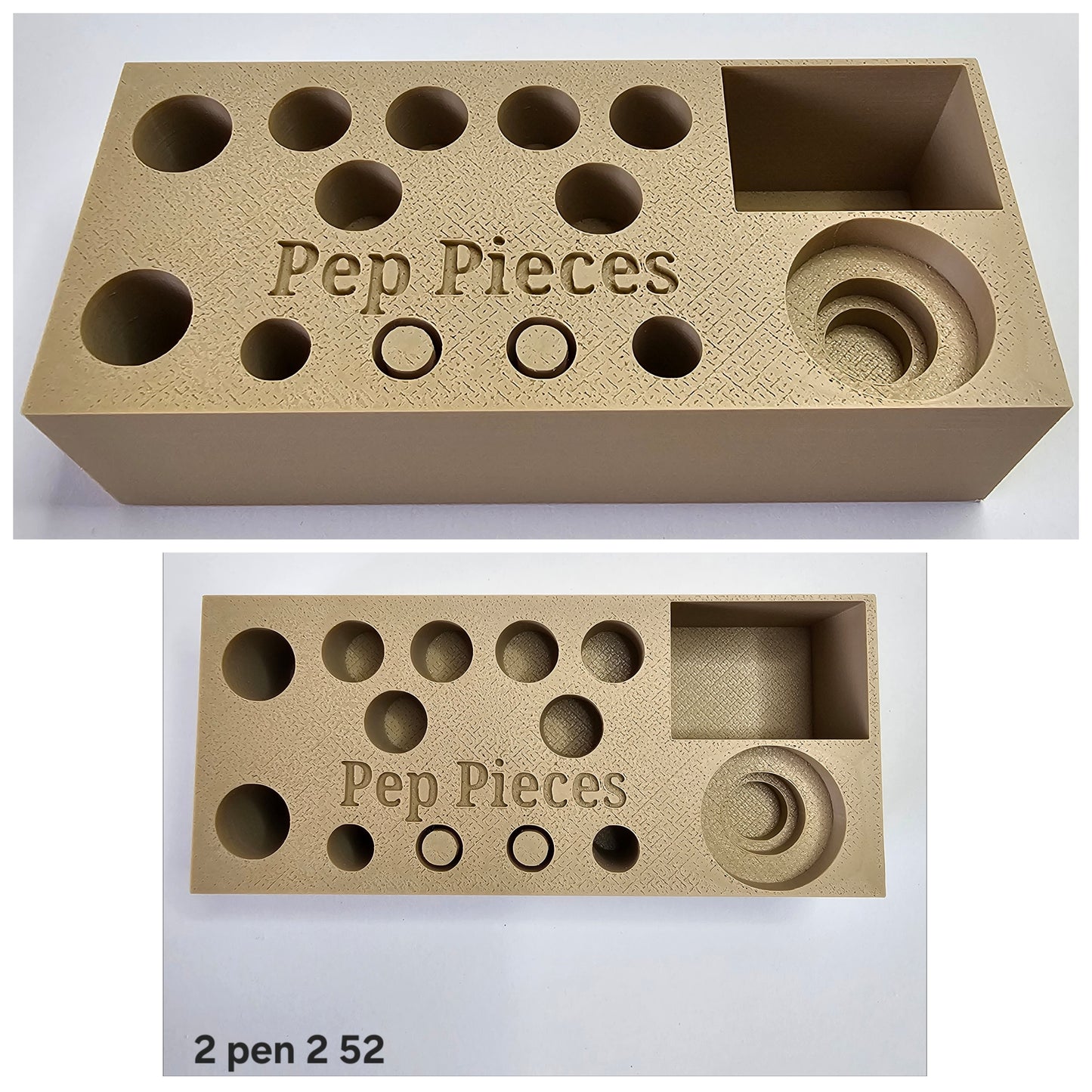 2 pen Refill/purge station plus bac water holder and extra compartment.