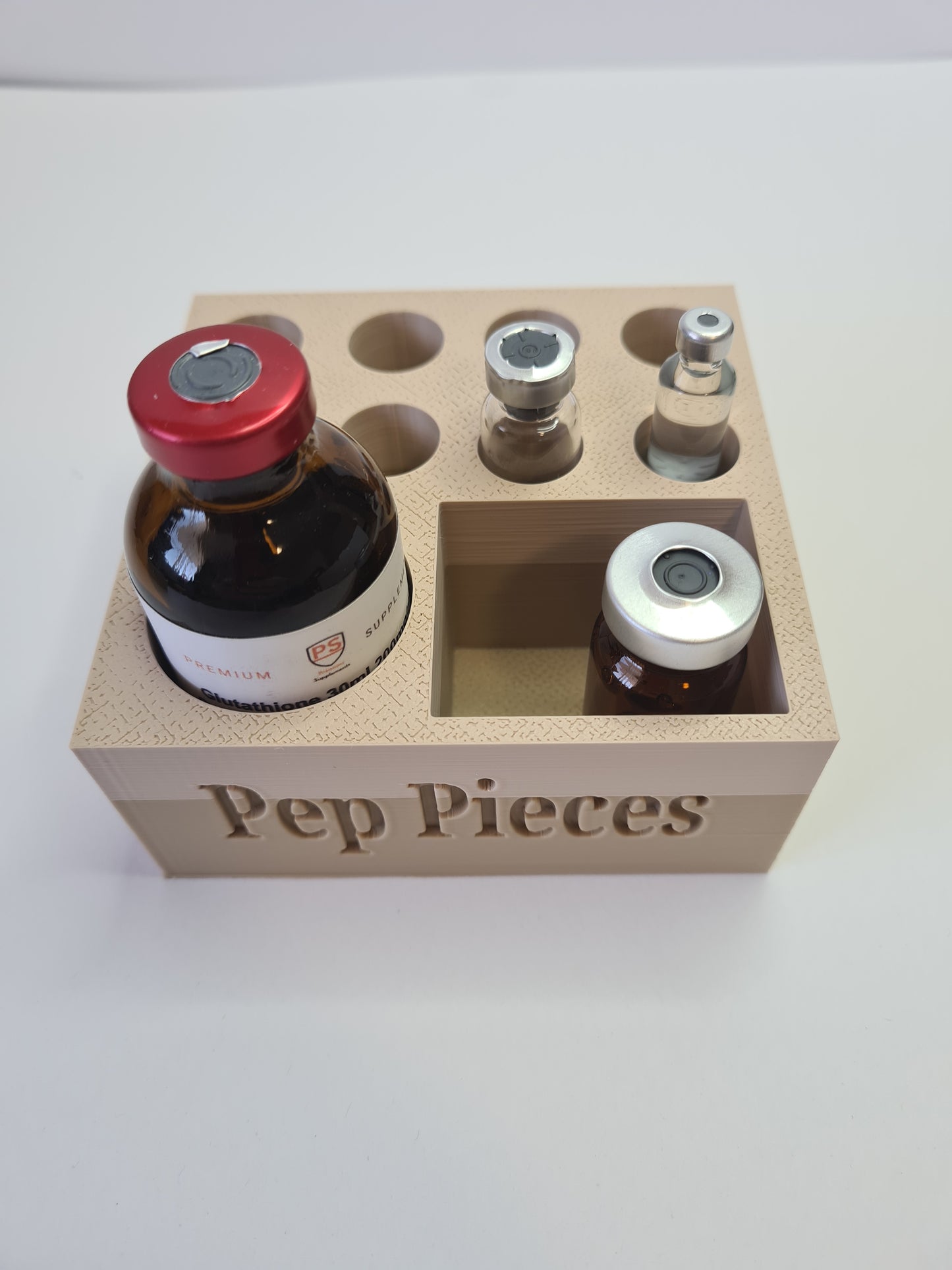 Small vial caddy/holder