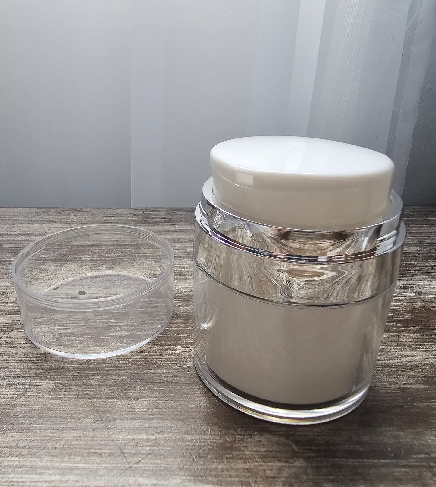 Reusable airless pump Cream Jars 50ml